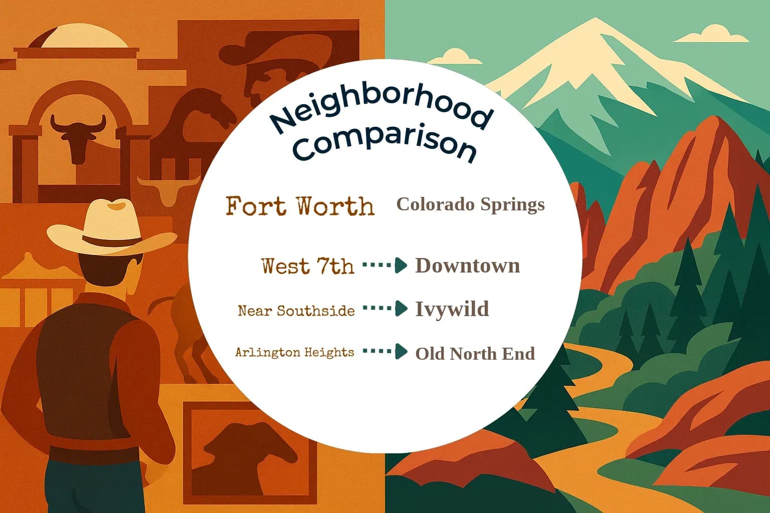 Fort Worth vs Colorado Springs Neighborhood Comparison
