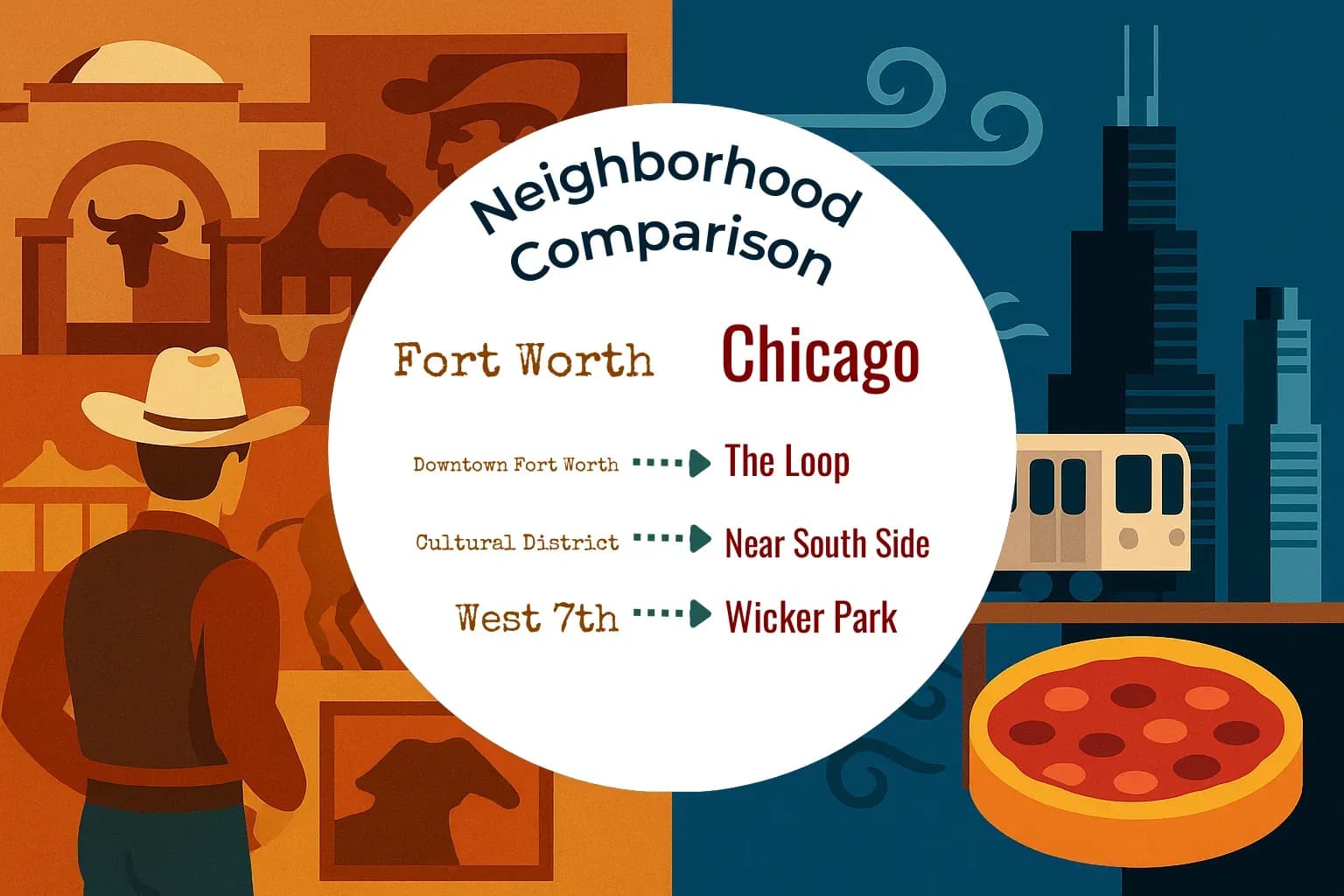 Fort Worth vs Chicago Neighborhood Comparison