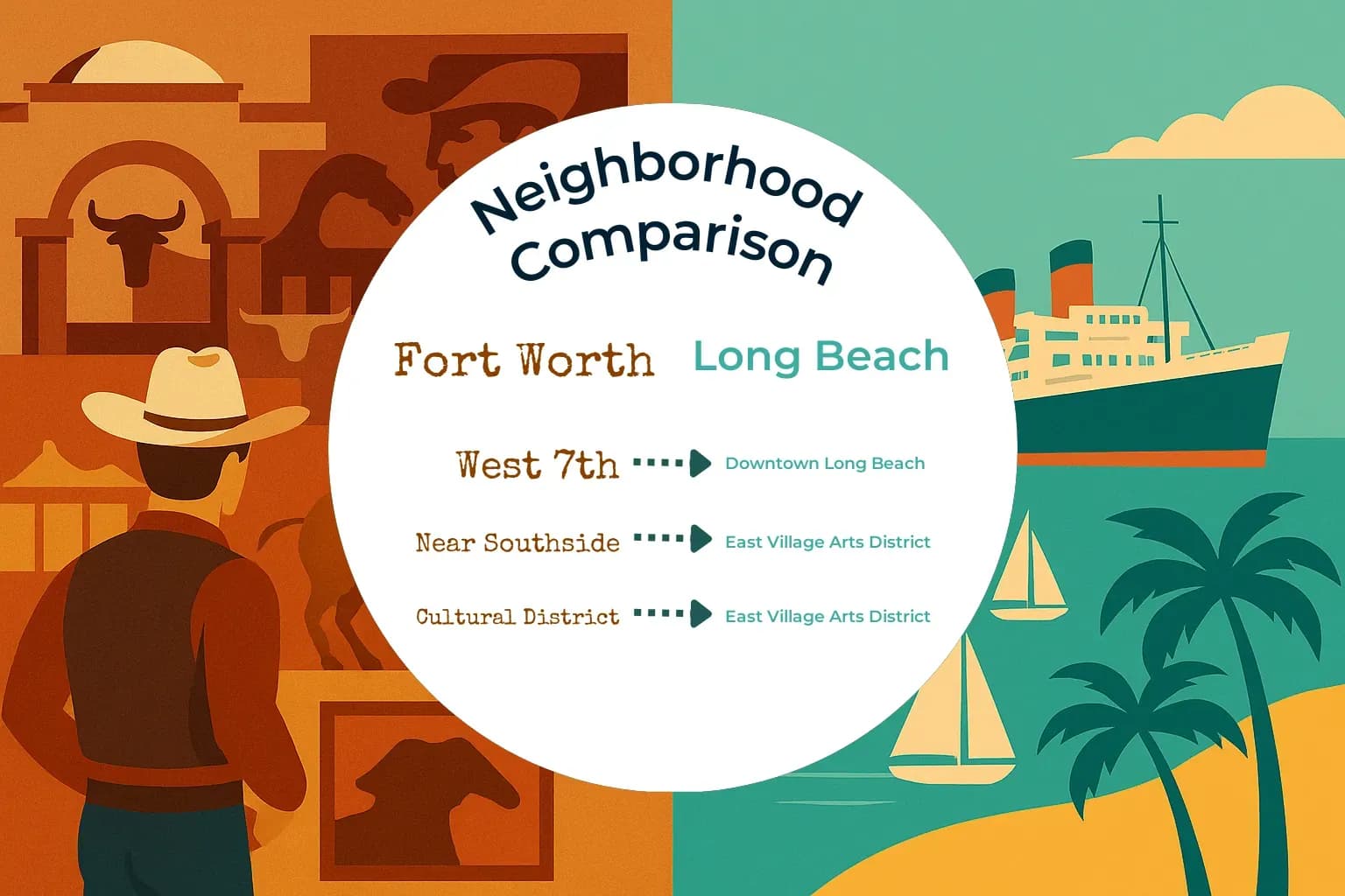 Fort Worth vs Long Beach Neighborhood Comparison