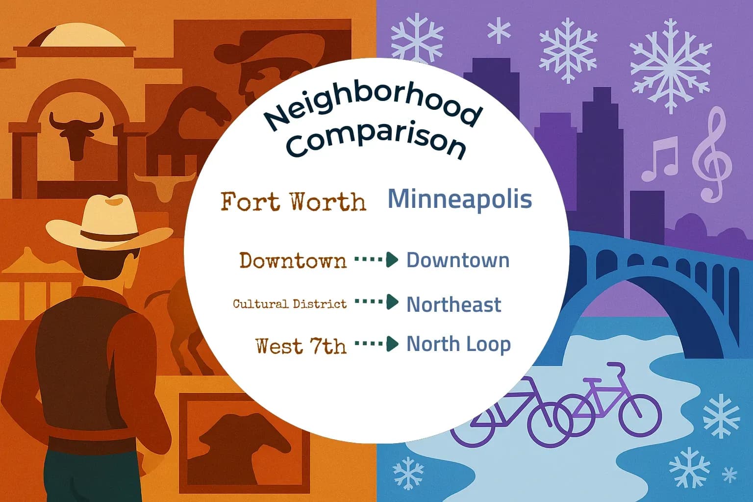 Fort Worth vs Minneapolis Neighborhood Comparison