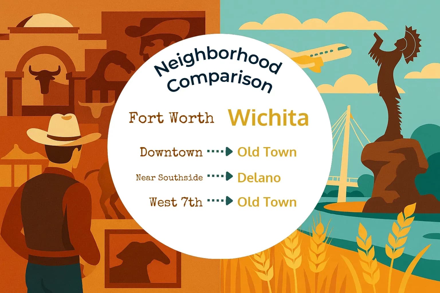 Fort Worth vs Wichita Neighborhood Comparison