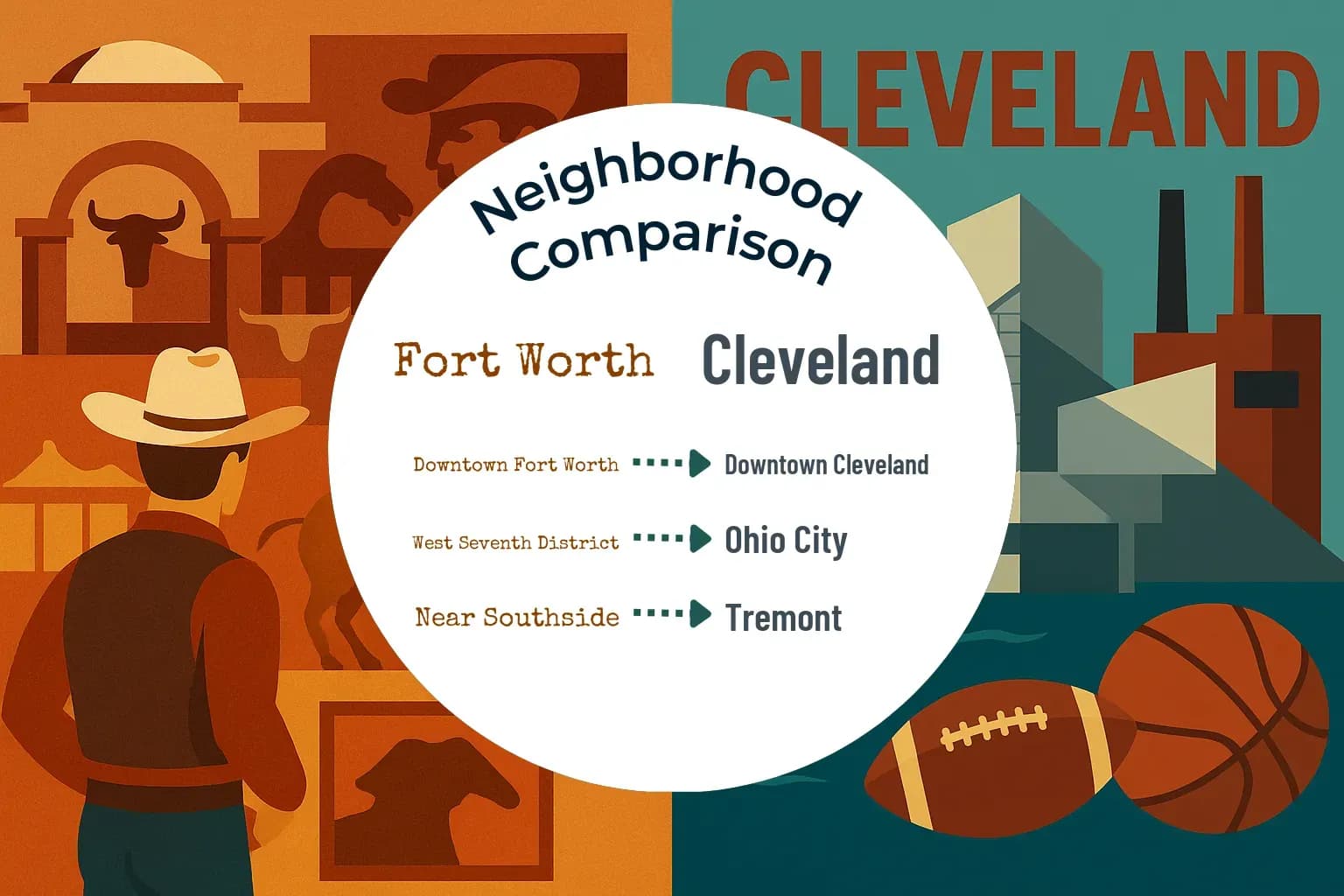 Fort Worth vs Cleveland Neighborhood Comparison