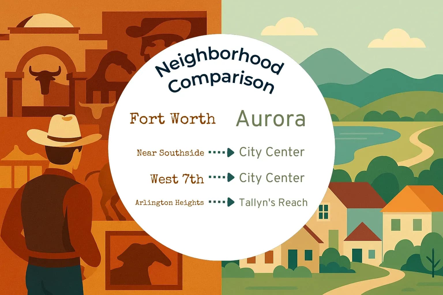Fort Worth vs Aurora Neighborhood Comparison