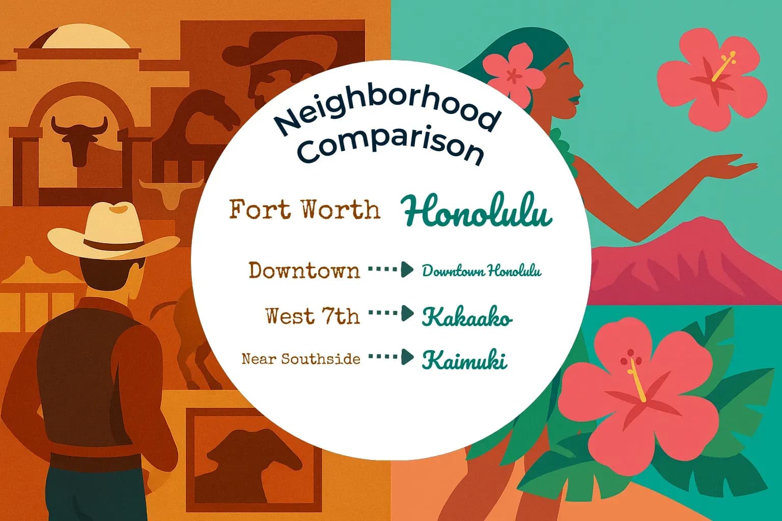Fort Worth vs Honolulu Neighborhood Comparison