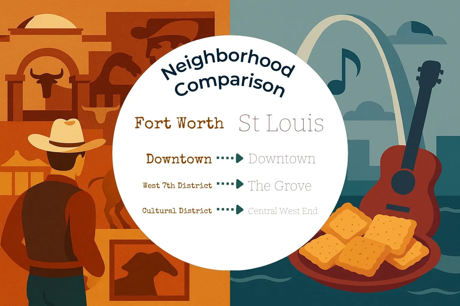 Fort Worth vs St. Louis Neighborhood Comparison