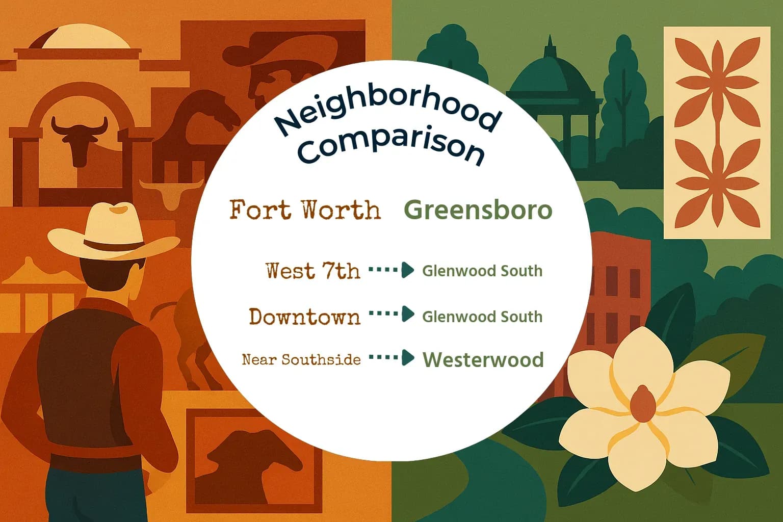 Fort Worth vs Greensboro Neighborhood Comparison