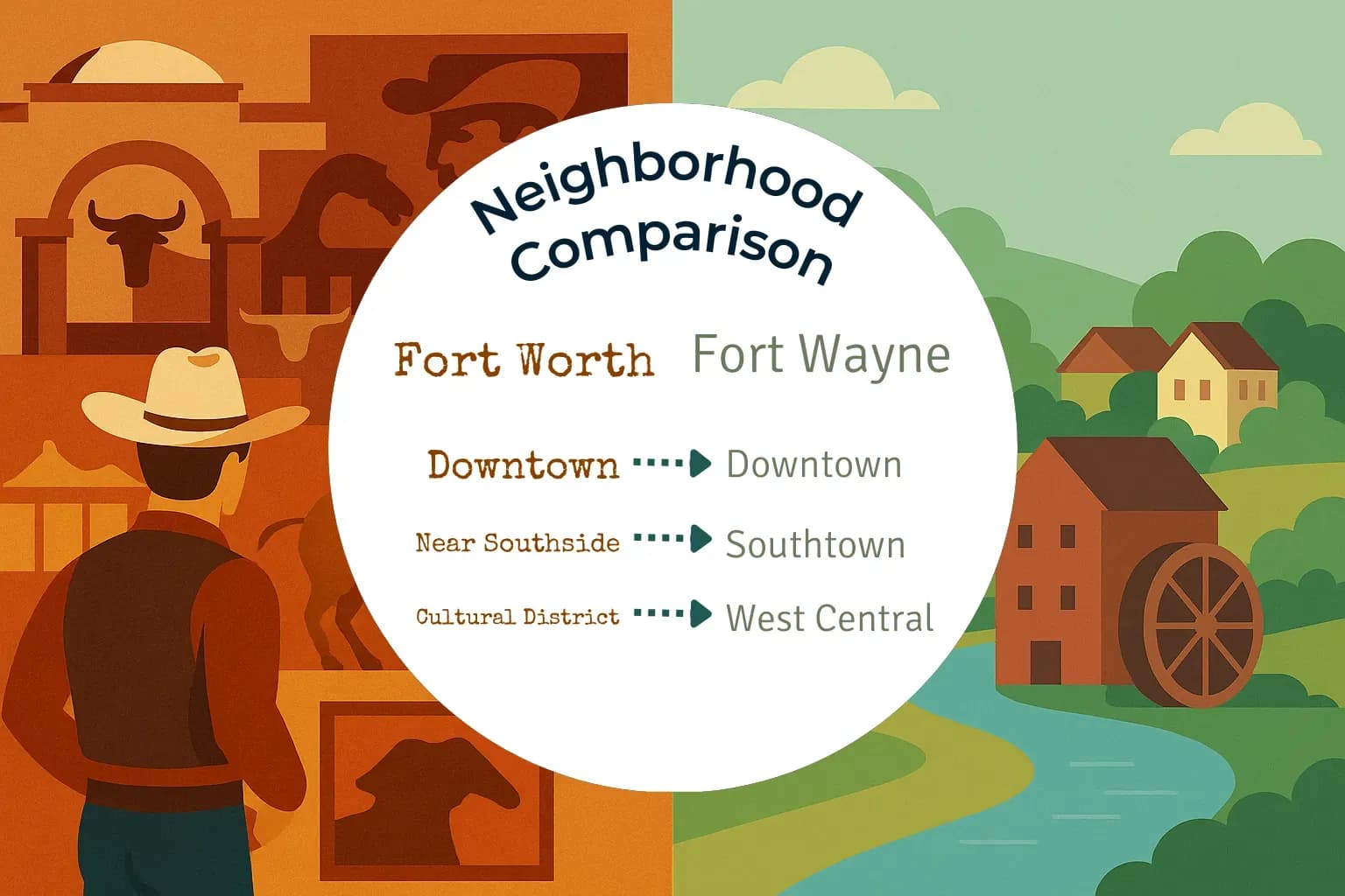Fort Worth vs Fort Wayne Neighborhood Comparison