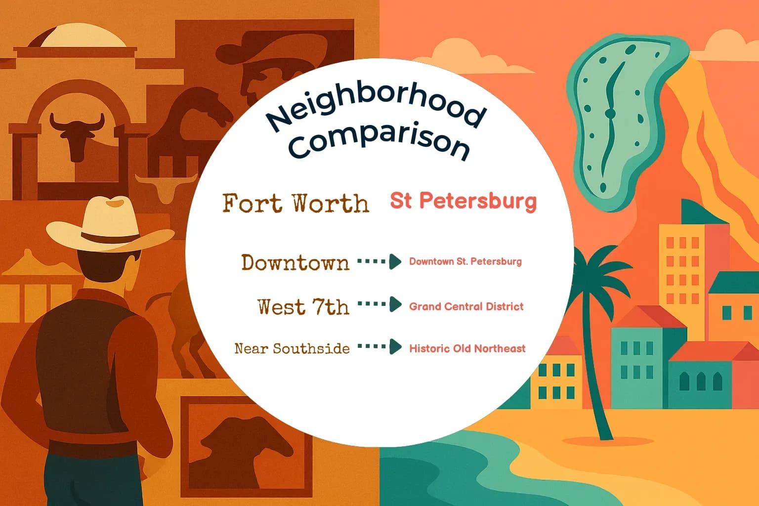 Fort Worth vs St. Petersburg Neighborhood Comparison