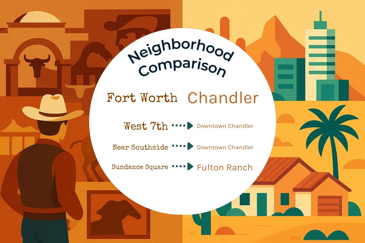 Fort Worth vs Chandler Neighborhood Comparison