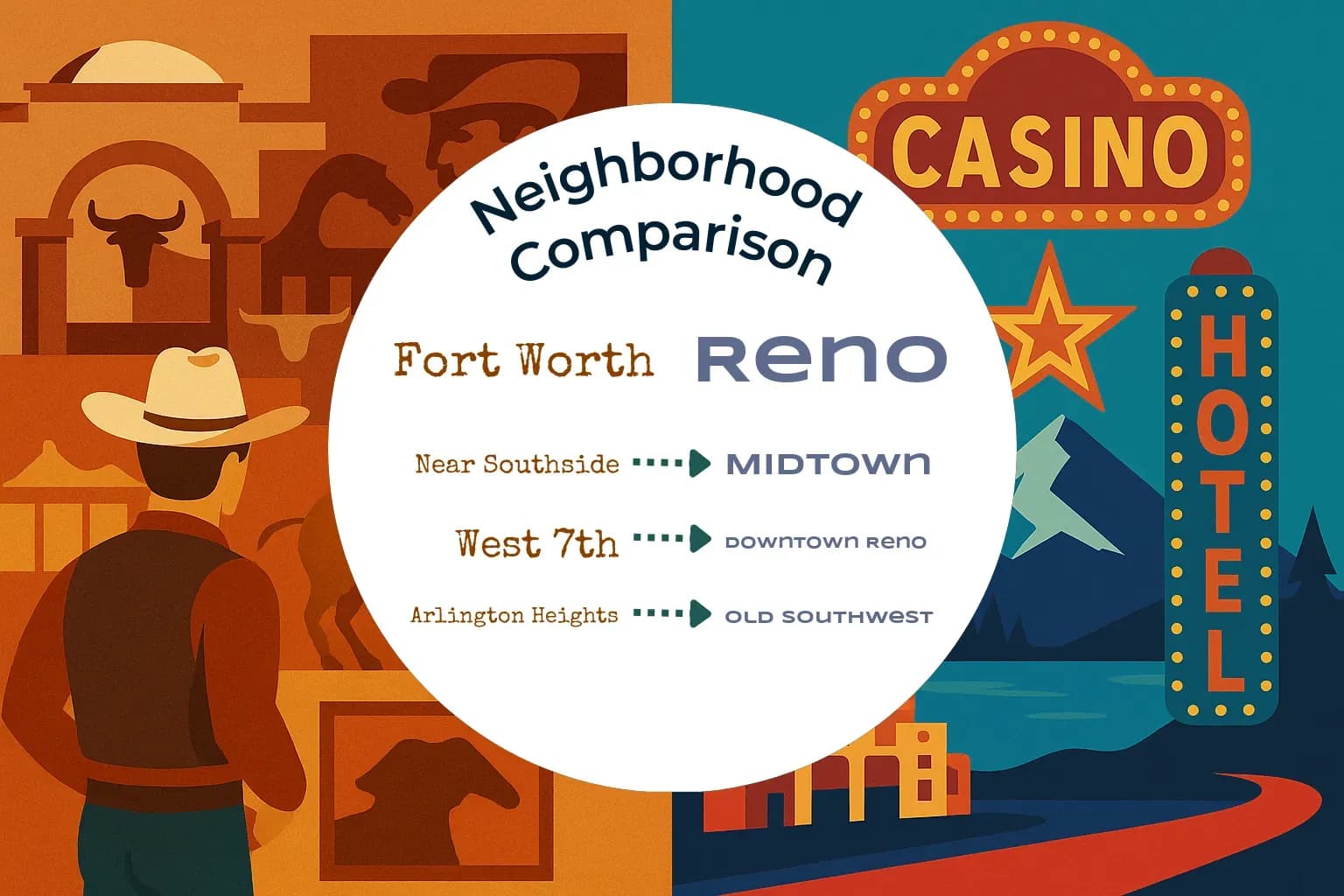 Fort Worth vs Reno Neighborhood Comparison