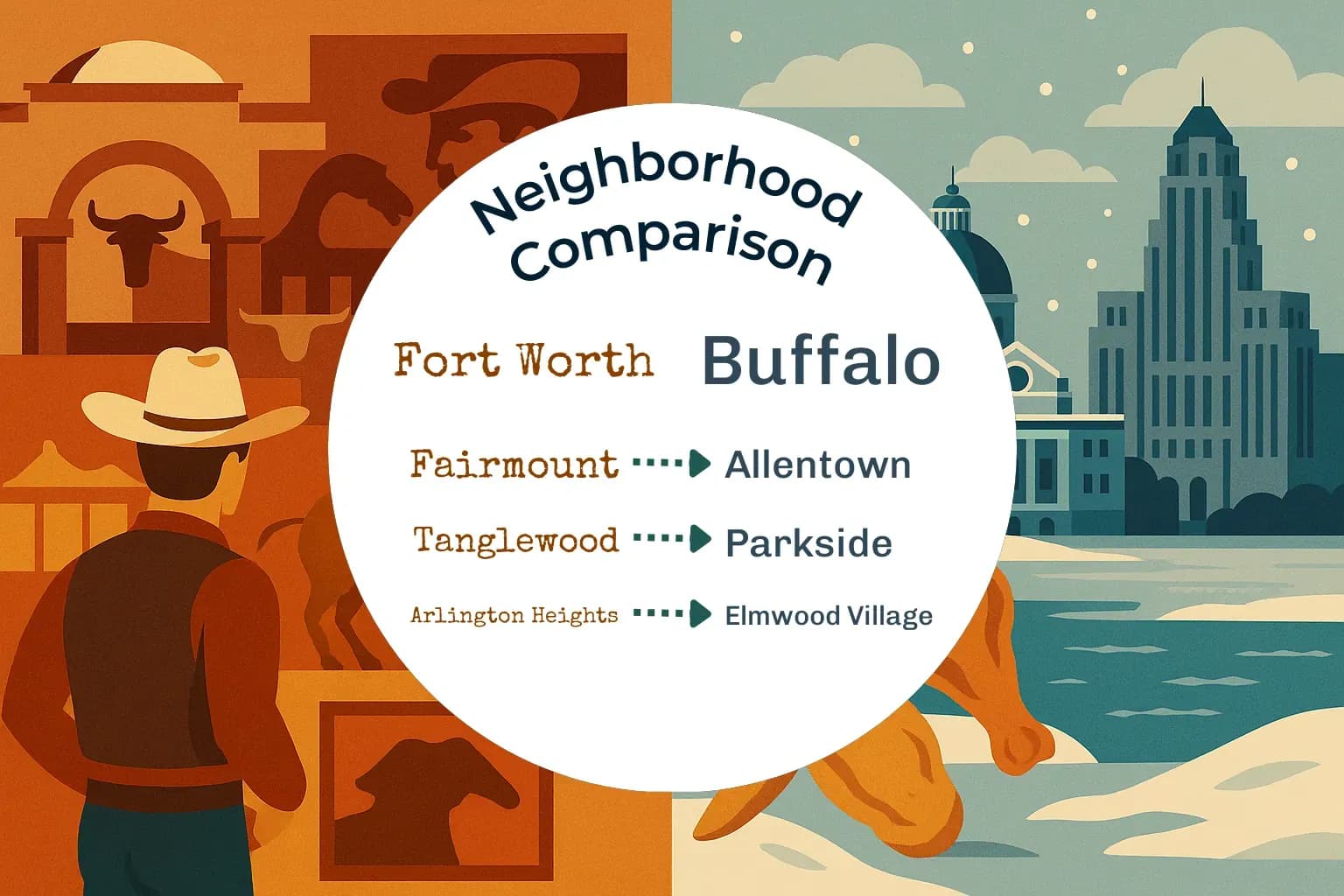 Fort Worth vs Buffalo Neighborhood Comparison