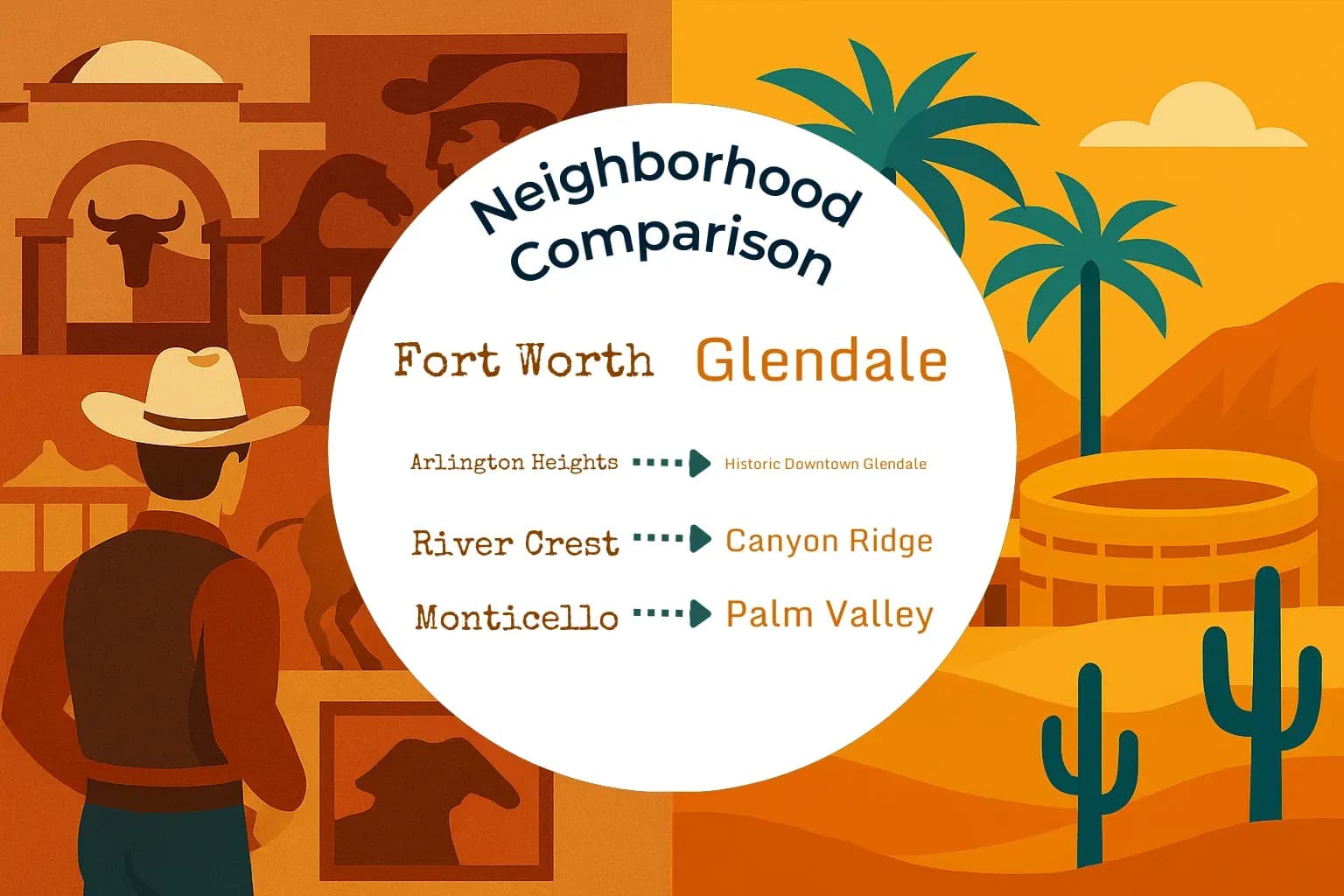 Fort Worth vs Glendale Neighborhood Comparison