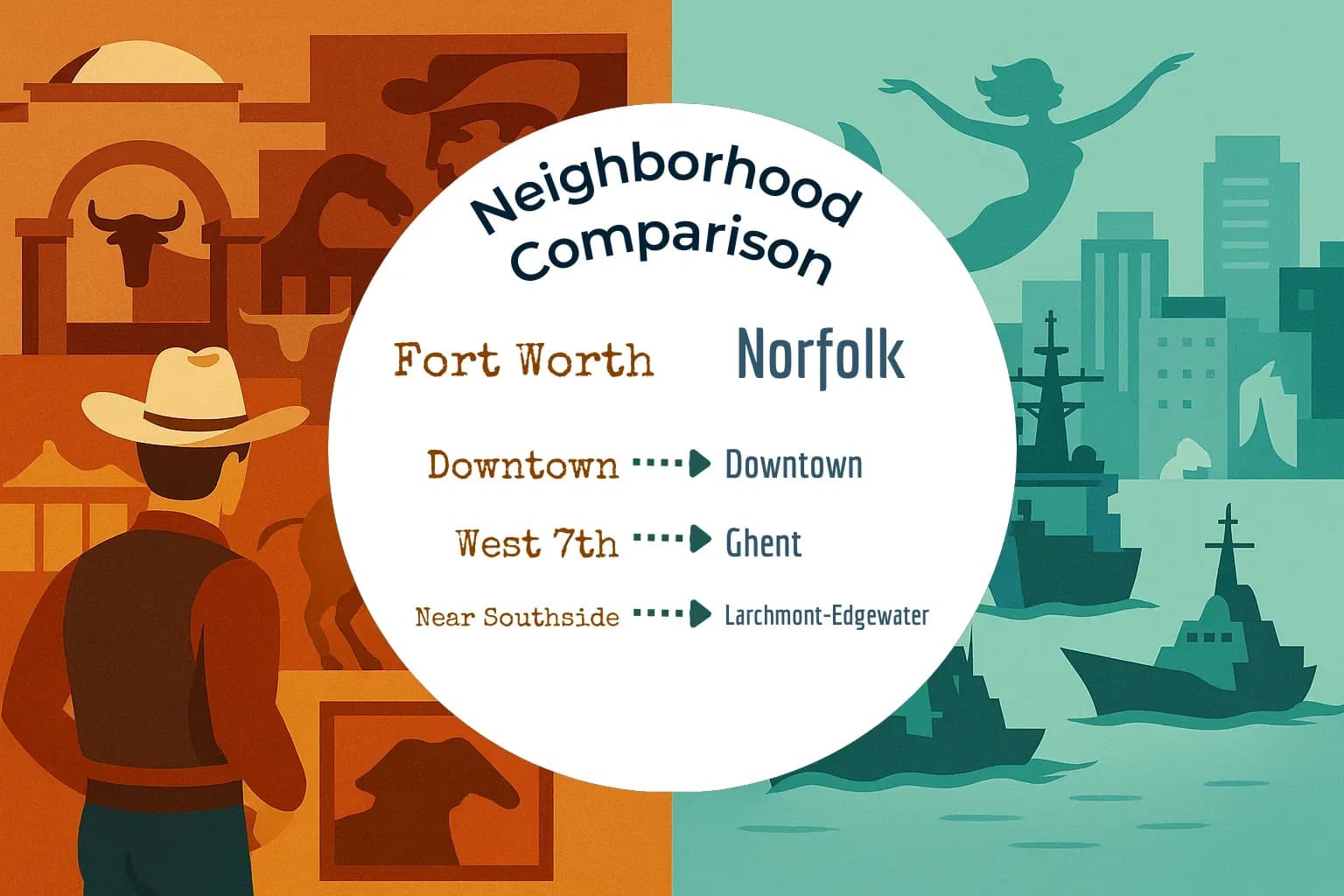 Fort Worth vs Norfolk Neighborhood Comparison