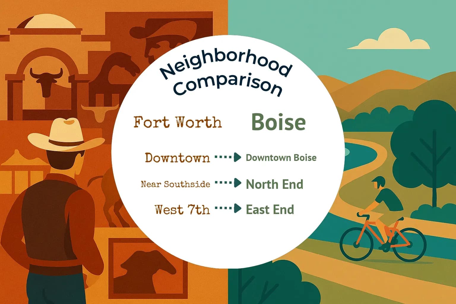 Fort Worth vs Boise Neighborhood Comparison