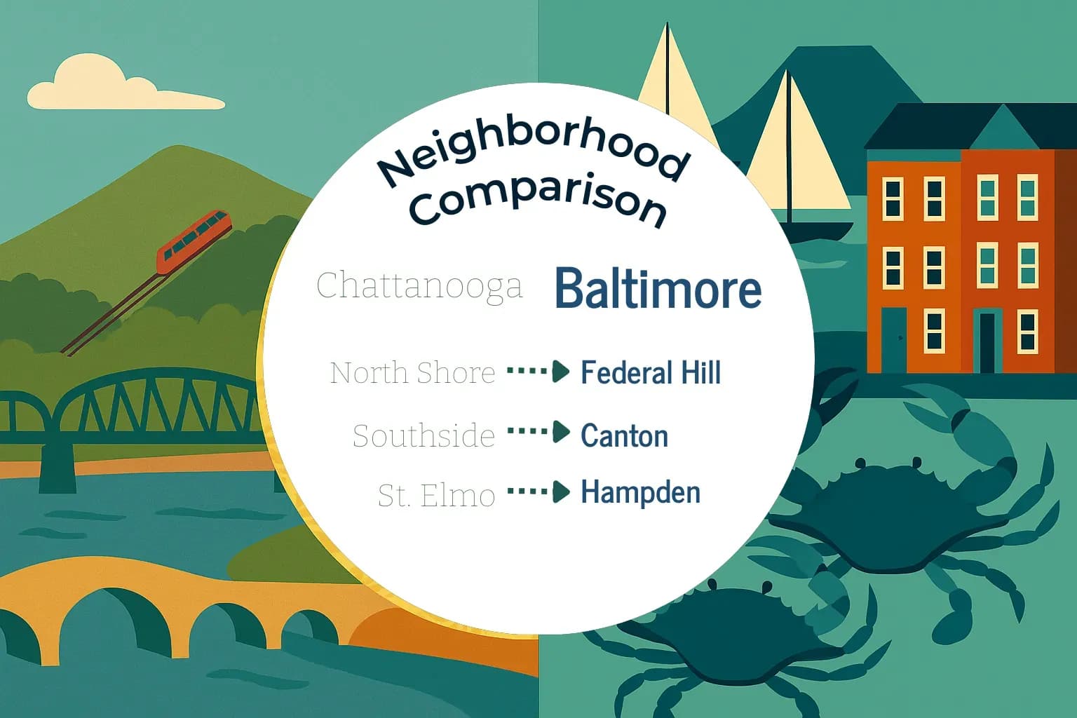Chattanooga vs Baltimore Neighborhood Comparison