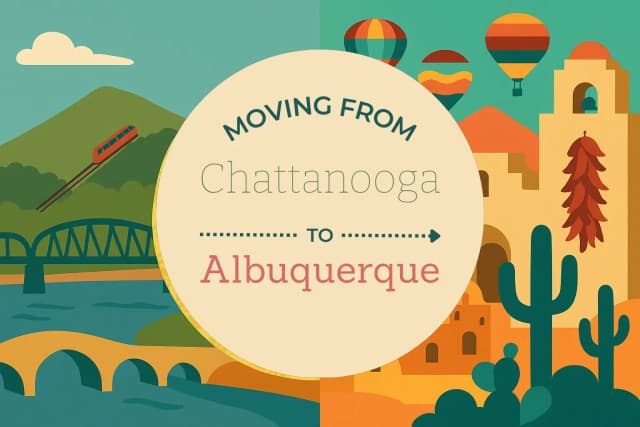 Moving from Chattanooga to Albuquerque