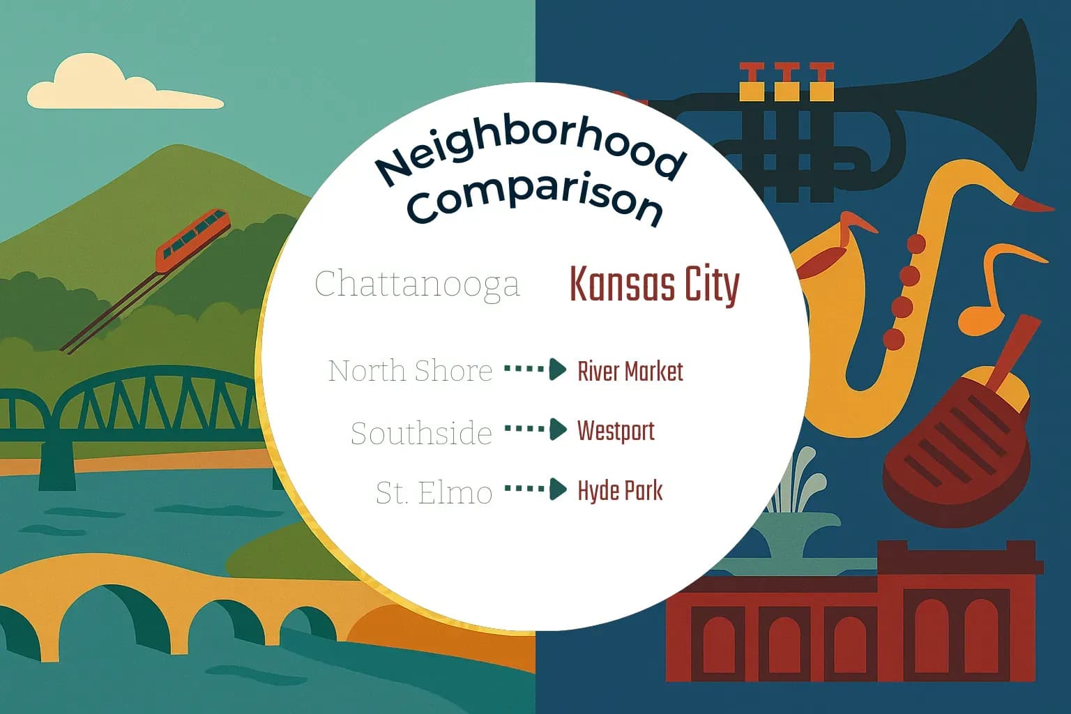 Chattanooga vs Kansas City Neighborhood Comparison