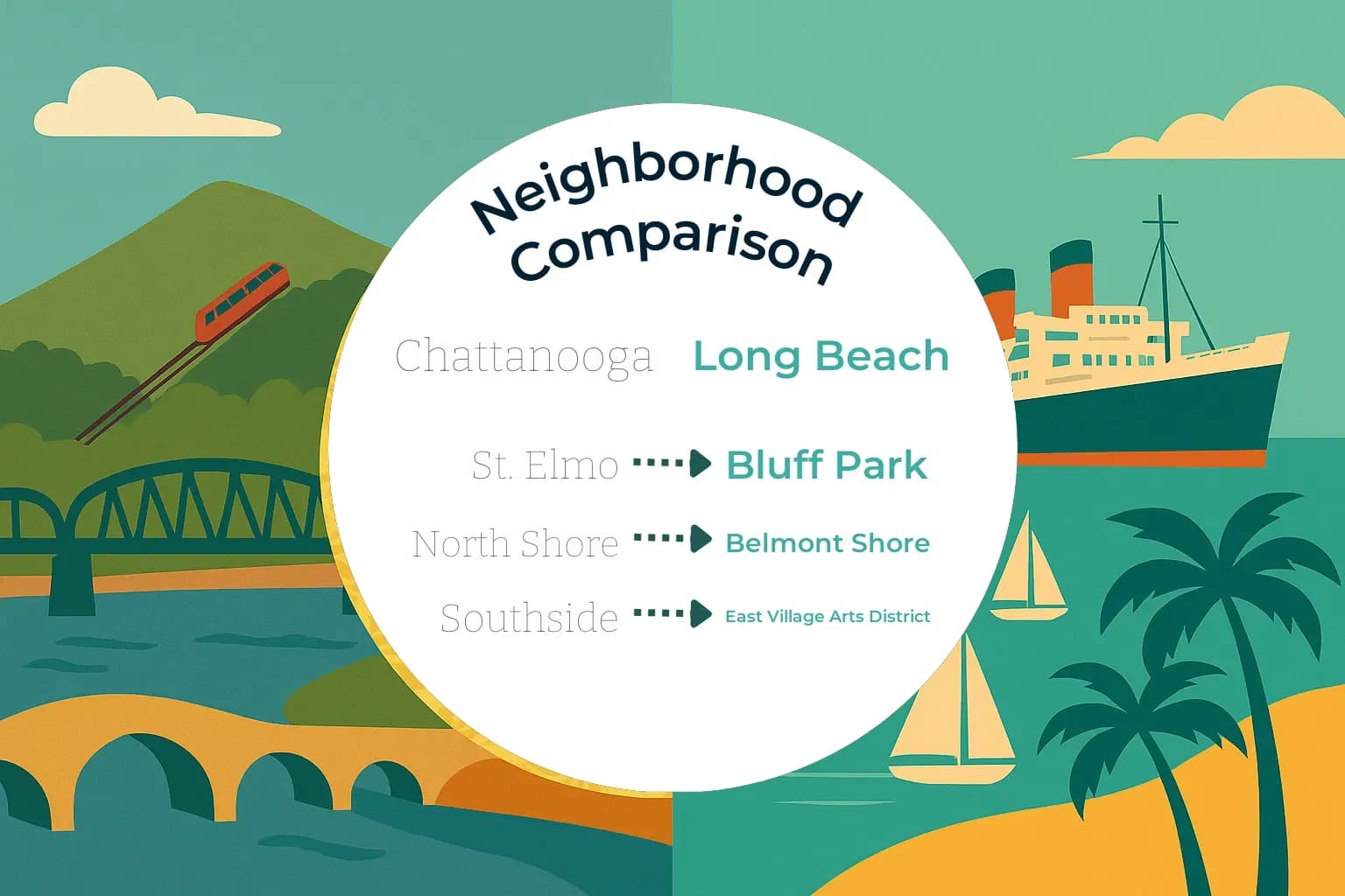 Chattanooga vs Long Beach Neighborhood Comparison