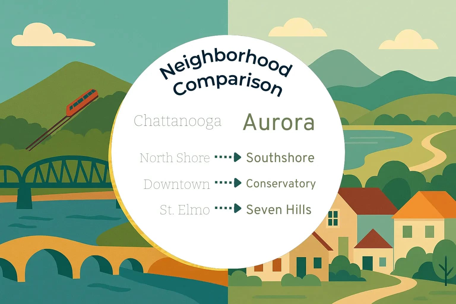 Chattanooga vs Aurora Neighborhood Comparison