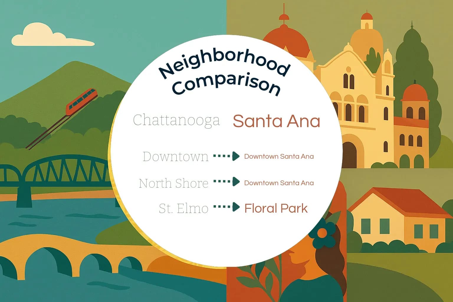 Chattanooga vs Santa Ana Neighborhood Comparison