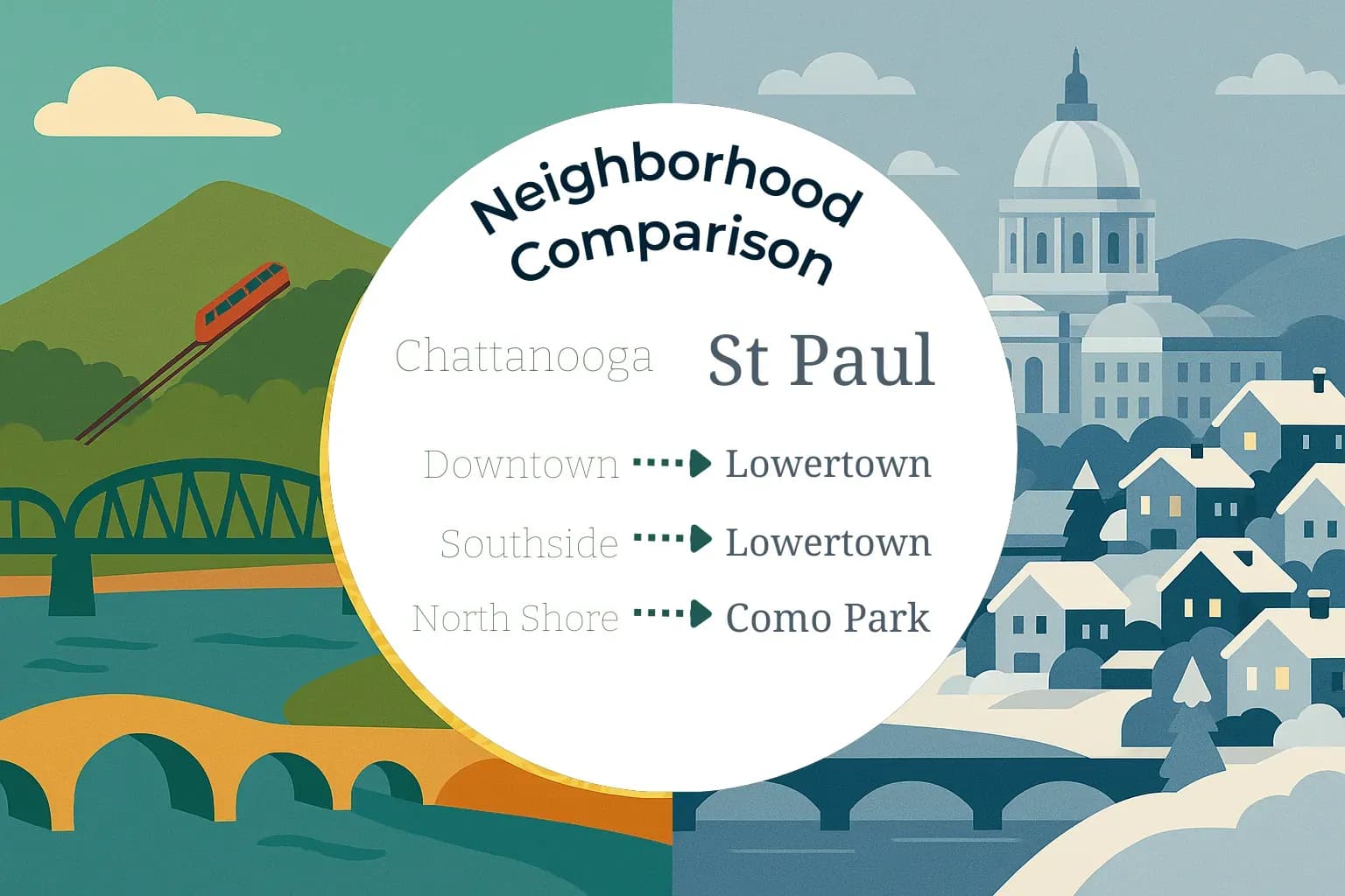 Chattanooga vs St. Paul Neighborhood Comparison