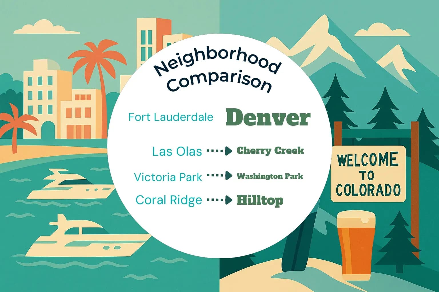 Fort Lauderdale vs Denver Neighborhood Comparison
