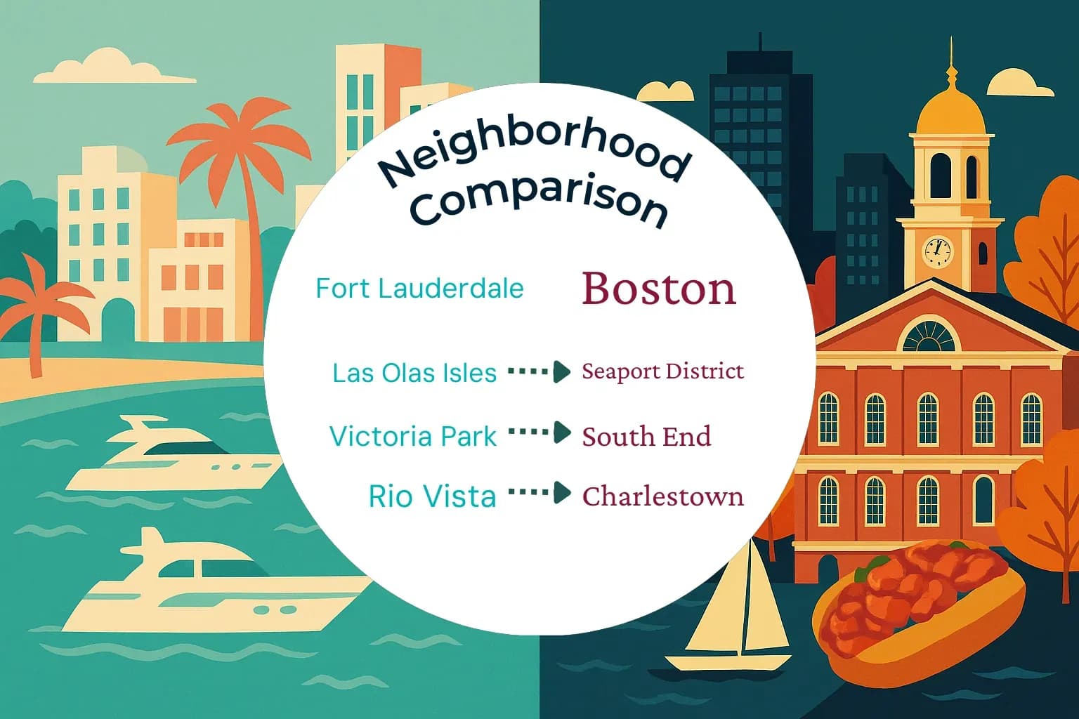 Fort Lauderdale vs Boston Neighborhood Comparison