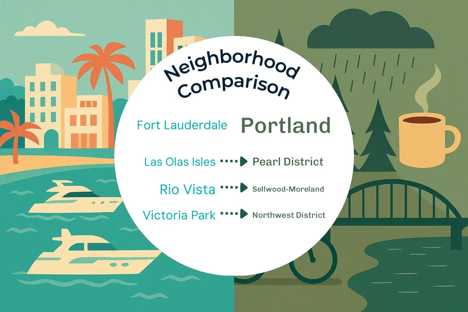 Fort Lauderdale vs Portland Neighborhood Comparison