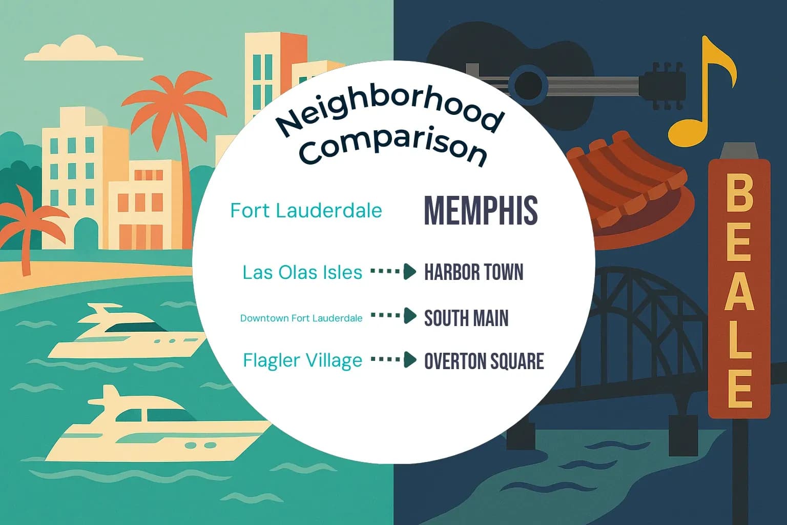Fort Lauderdale vs Memphis Neighborhood Comparison