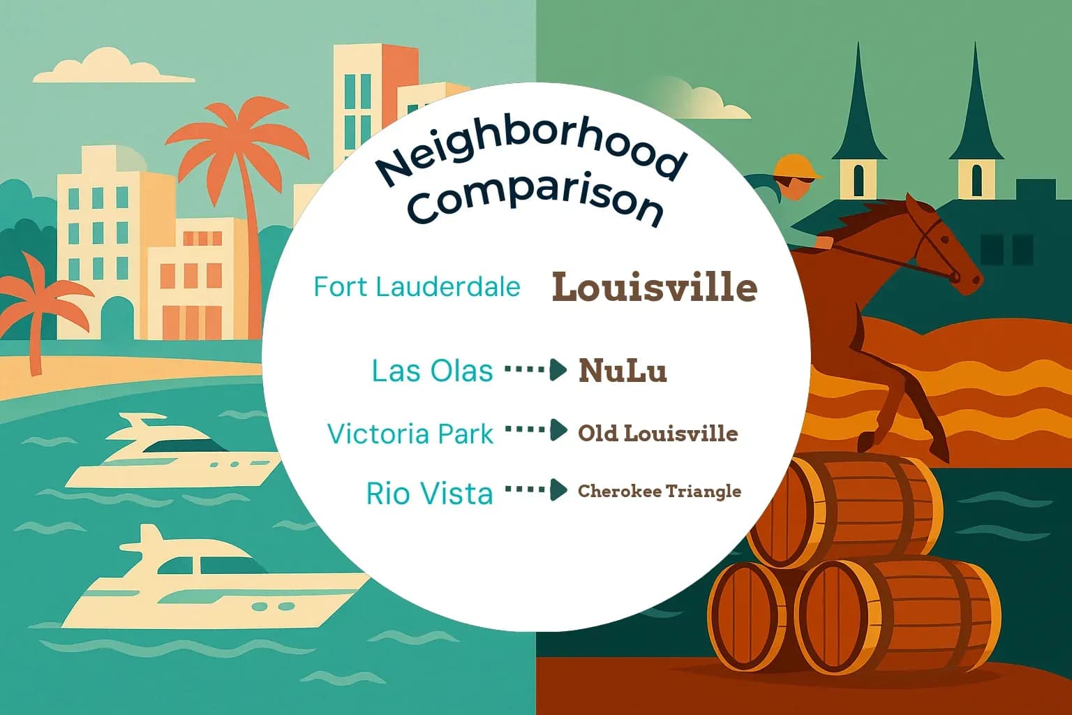 Fort Lauderdale vs Louisville Neighborhood Comparison