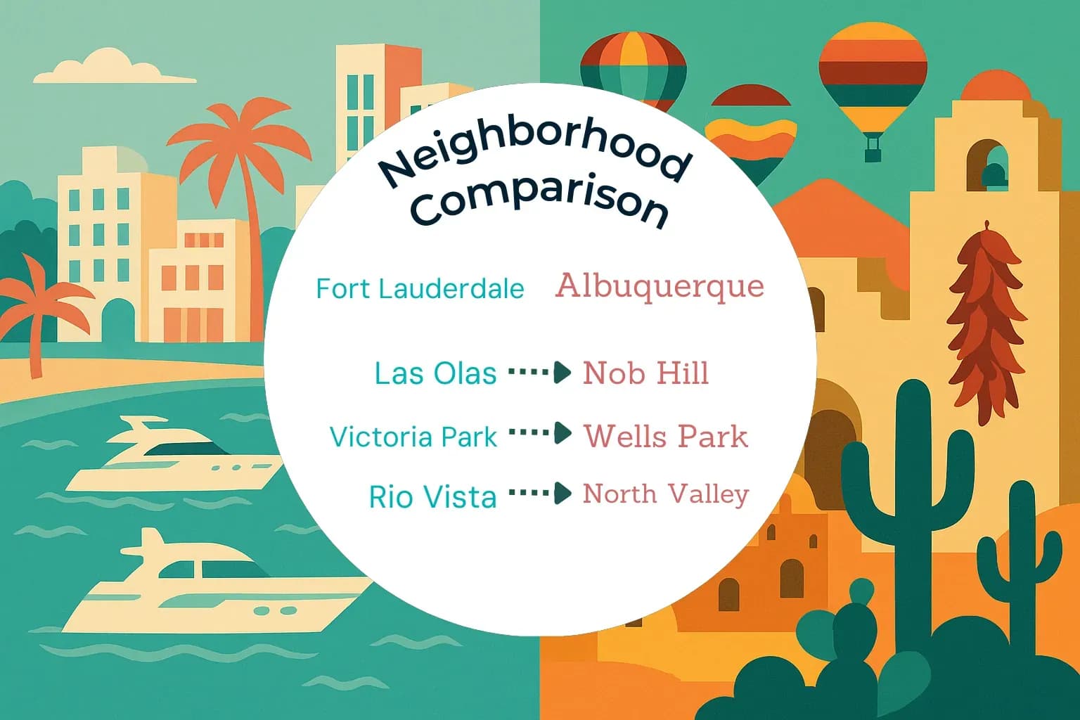 Fort Lauderdale vs Albuquerque Neighborhood Comparison