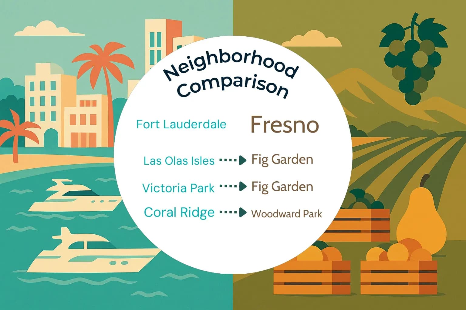 Fort Lauderdale vs Fresno Neighborhood Comparison