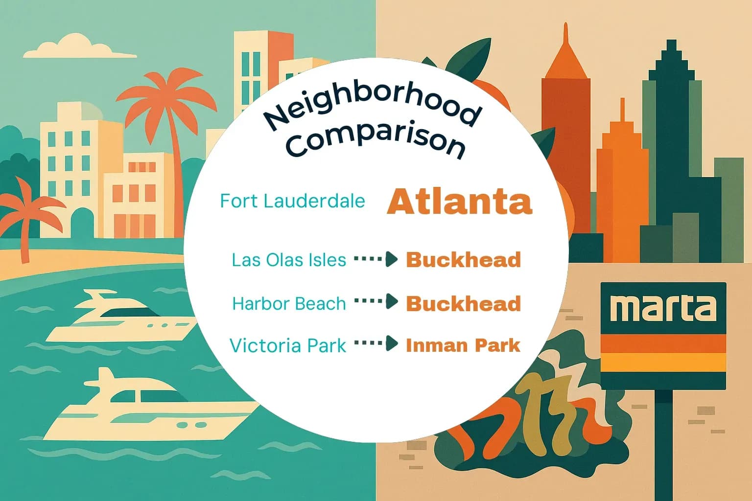 Fort Lauderdale vs Atlanta Neighborhood Comparison
