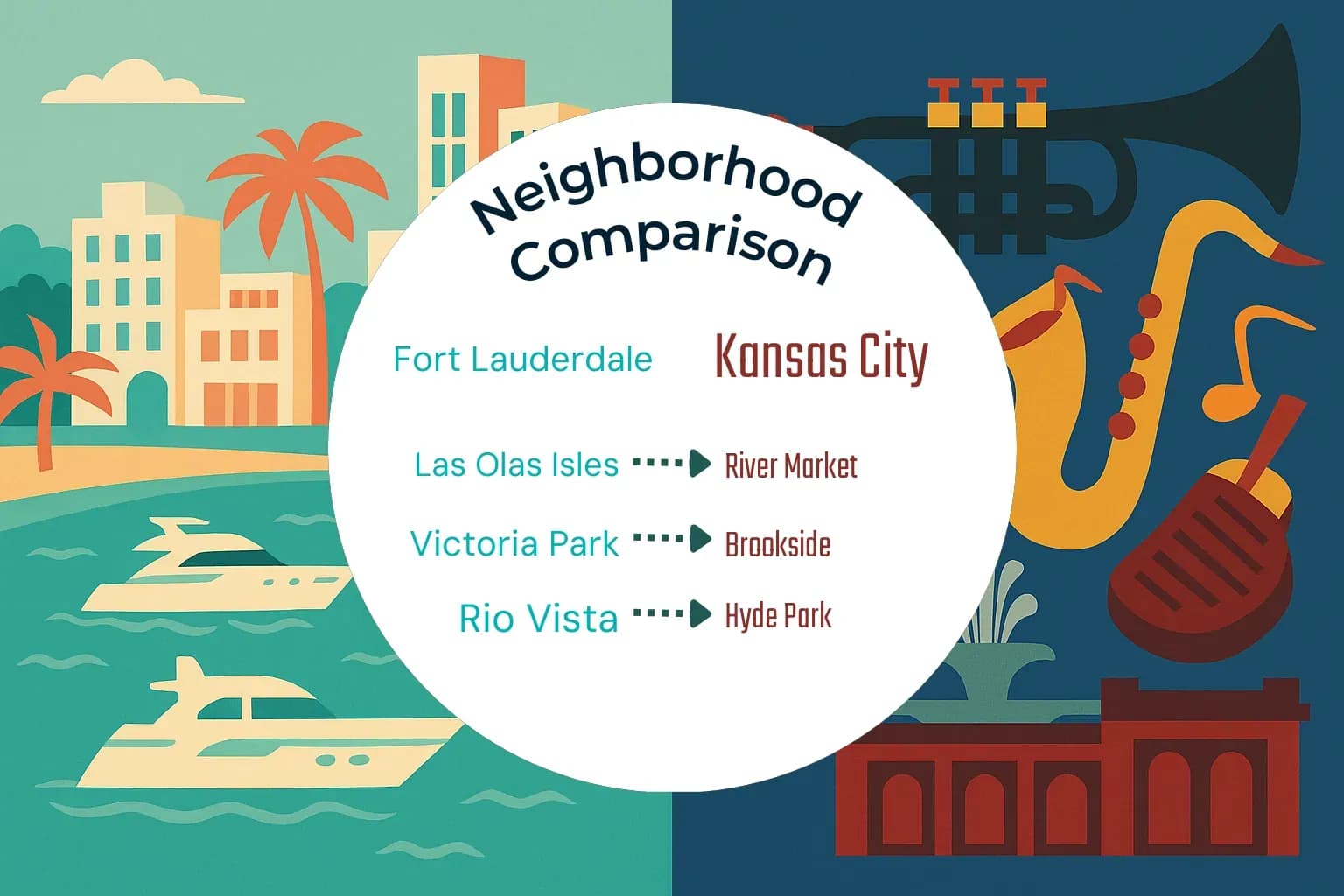 Fort Lauderdale vs Kansas City Neighborhood Comparison