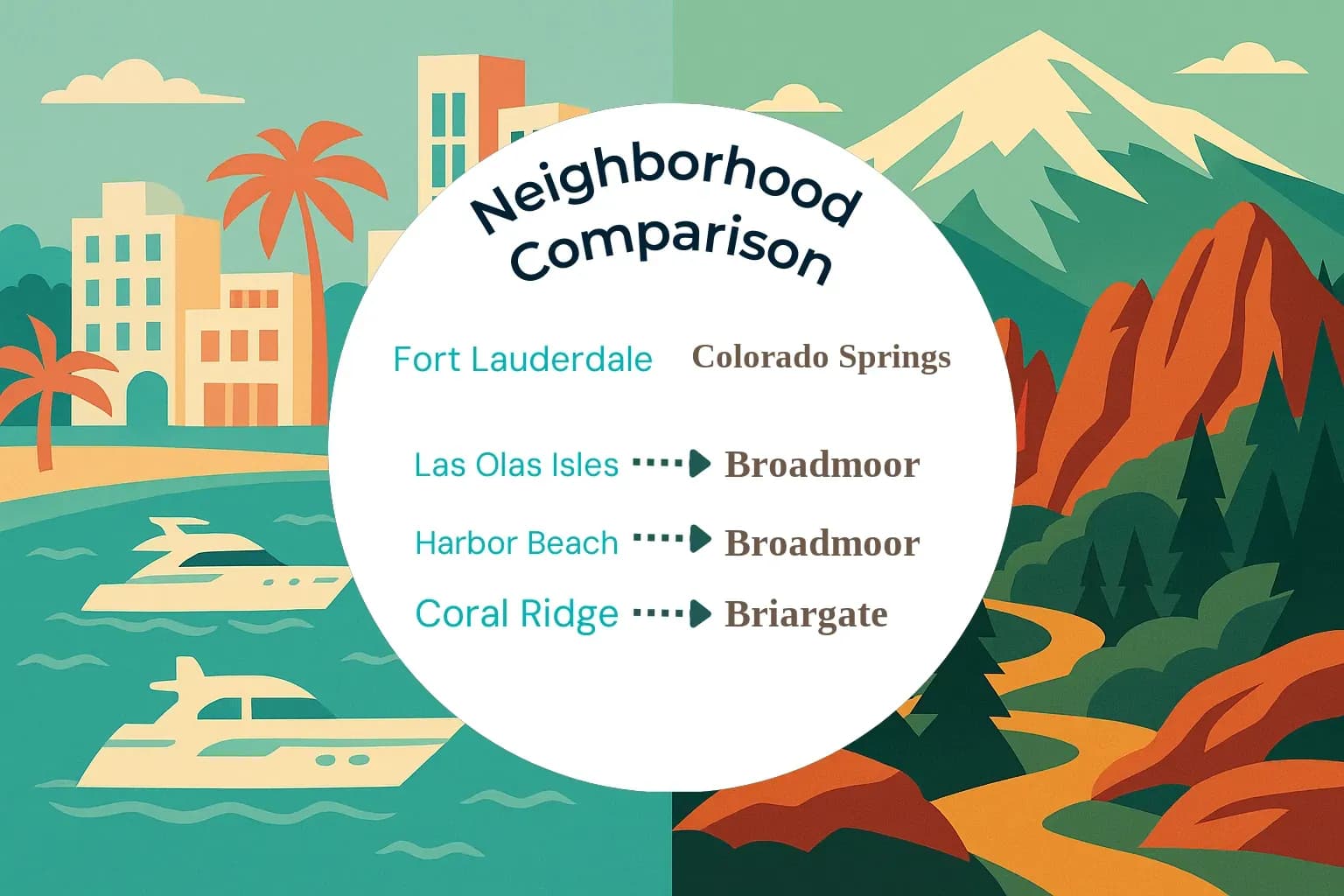 Fort Lauderdale vs Colorado Springs Neighborhood Comparison