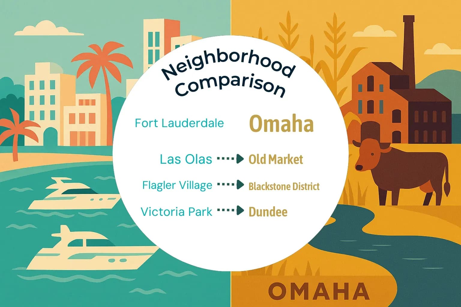 Fort Lauderdale vs Omaha Neighborhood Comparison