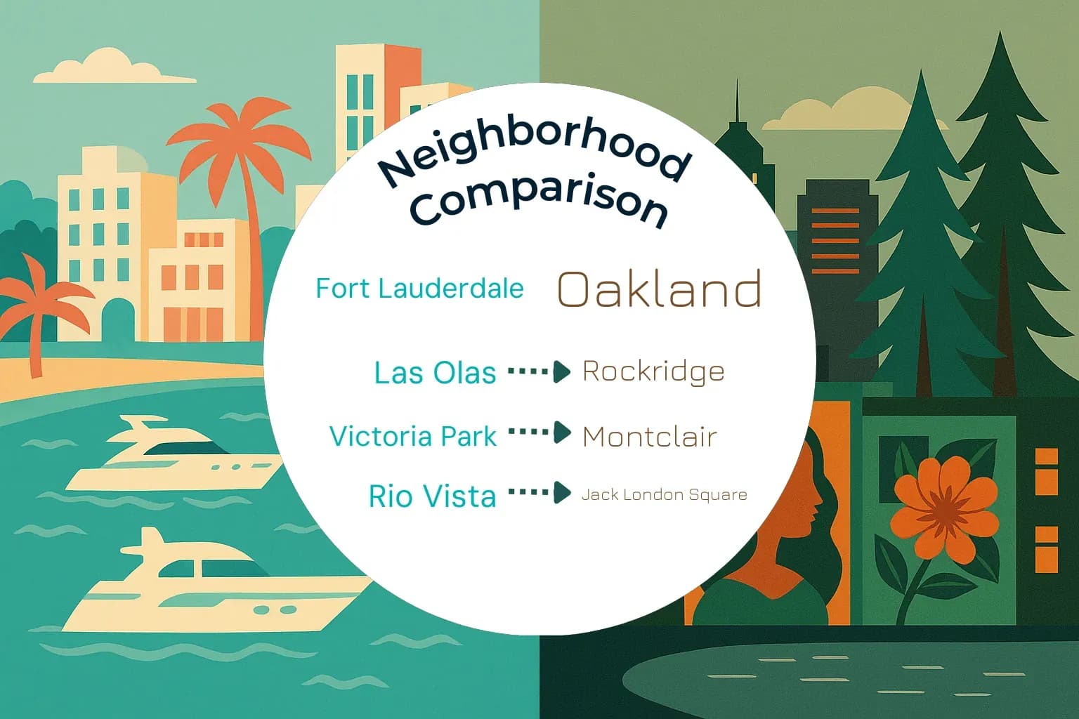 Fort Lauderdale vs Oakland Neighborhood Comparison
