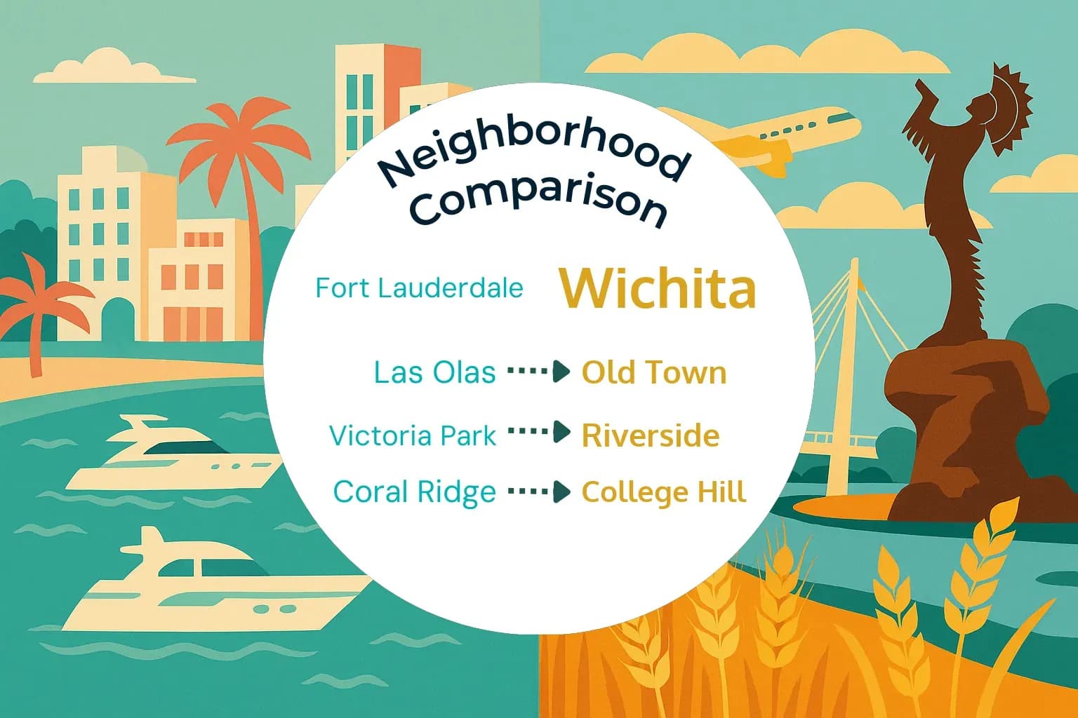 Fort Lauderdale vs Wichita Neighborhood Comparison