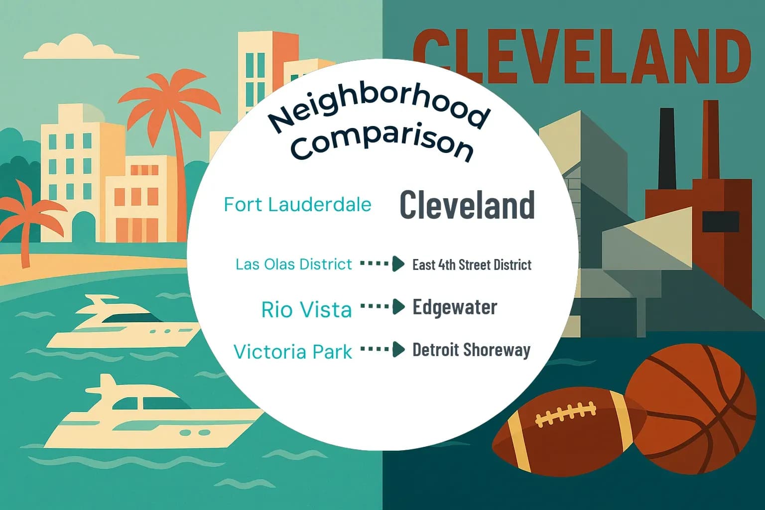 Fort Lauderdale vs Cleveland Neighborhood Comparison
