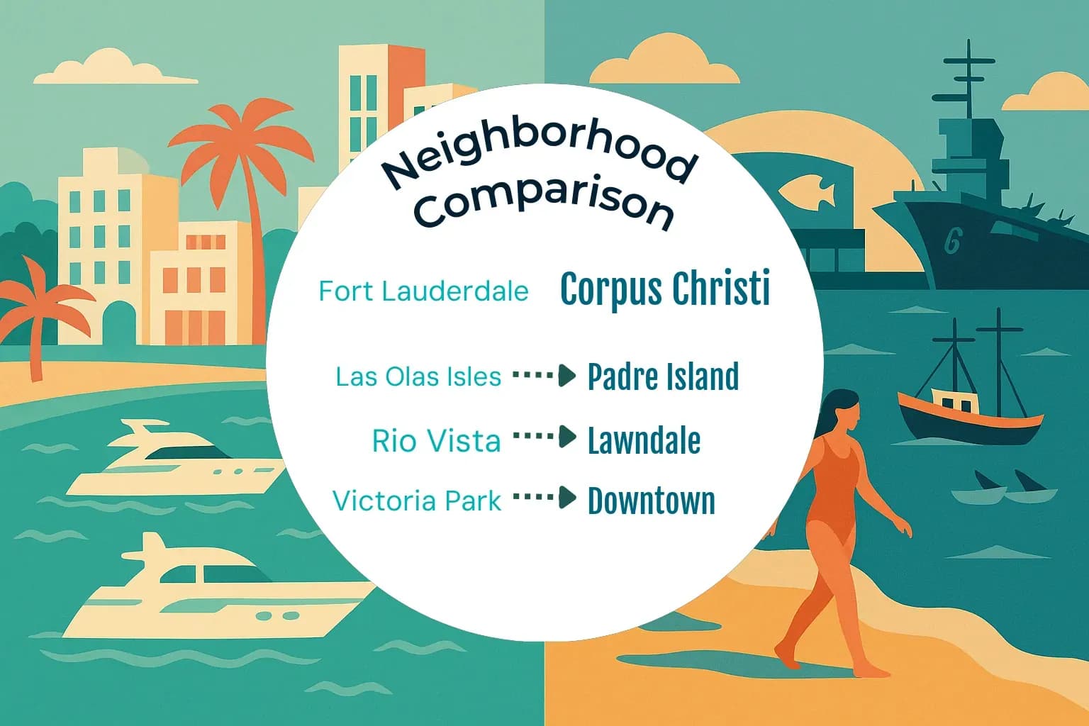 Fort Lauderdale vs Corpus Christi Neighborhood Comparison