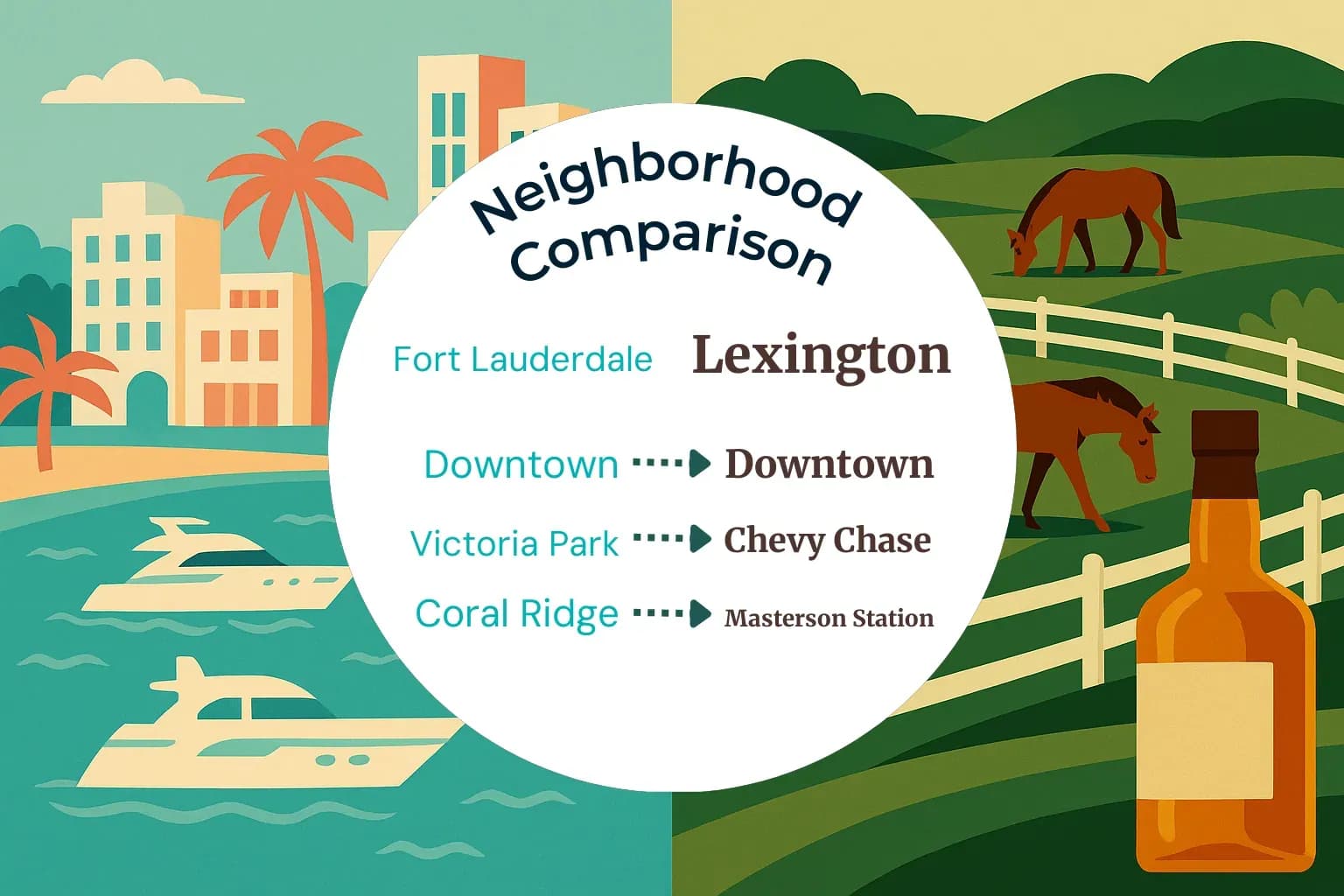 Fort Lauderdale vs Lexington Neighborhood Comparison