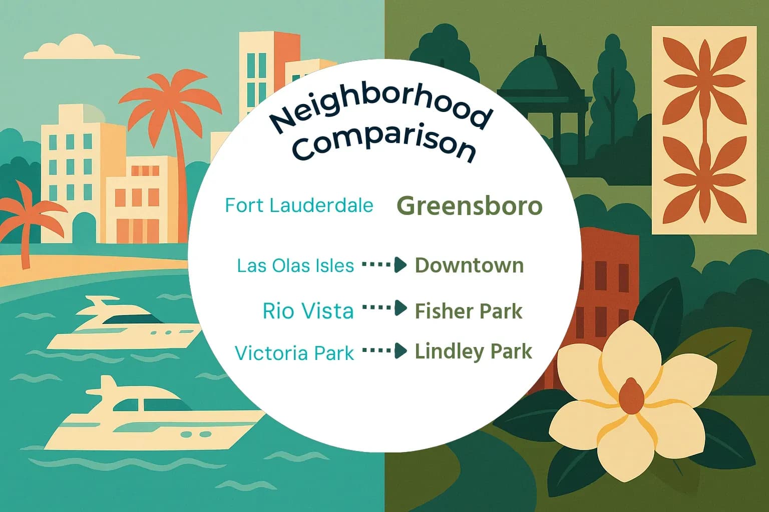 Fort Lauderdale vs Greensboro Neighborhood Comparison