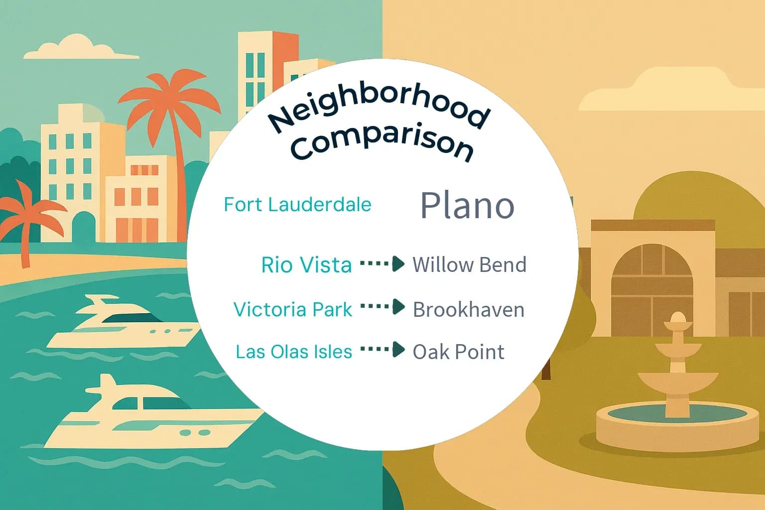 Fort Lauderdale vs Plano Neighborhood Comparison