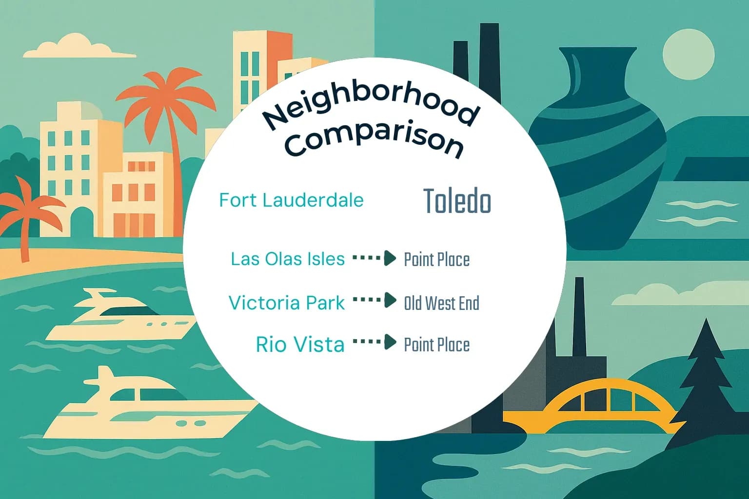 Fort Lauderdale vs Toledo Neighborhood Comparison
