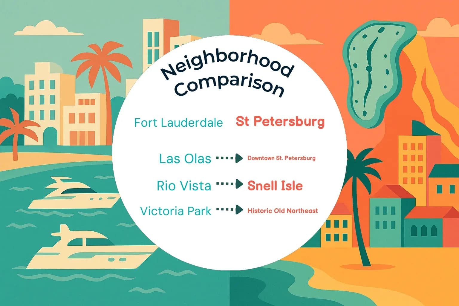 Fort Lauderdale vs St. Petersburg Neighborhood Comparison