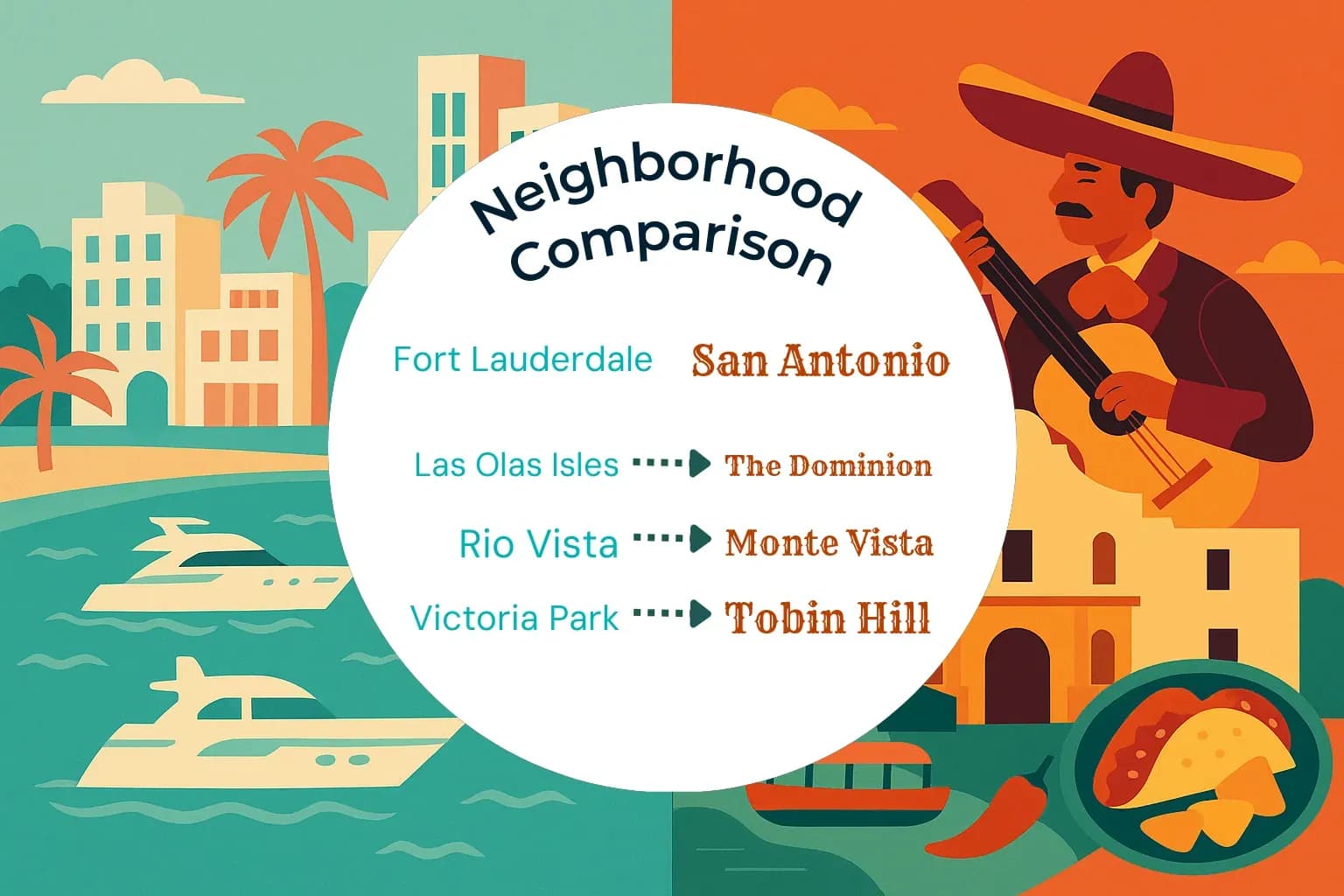 Fort Lauderdale vs San Antonio Neighborhood Comparison
