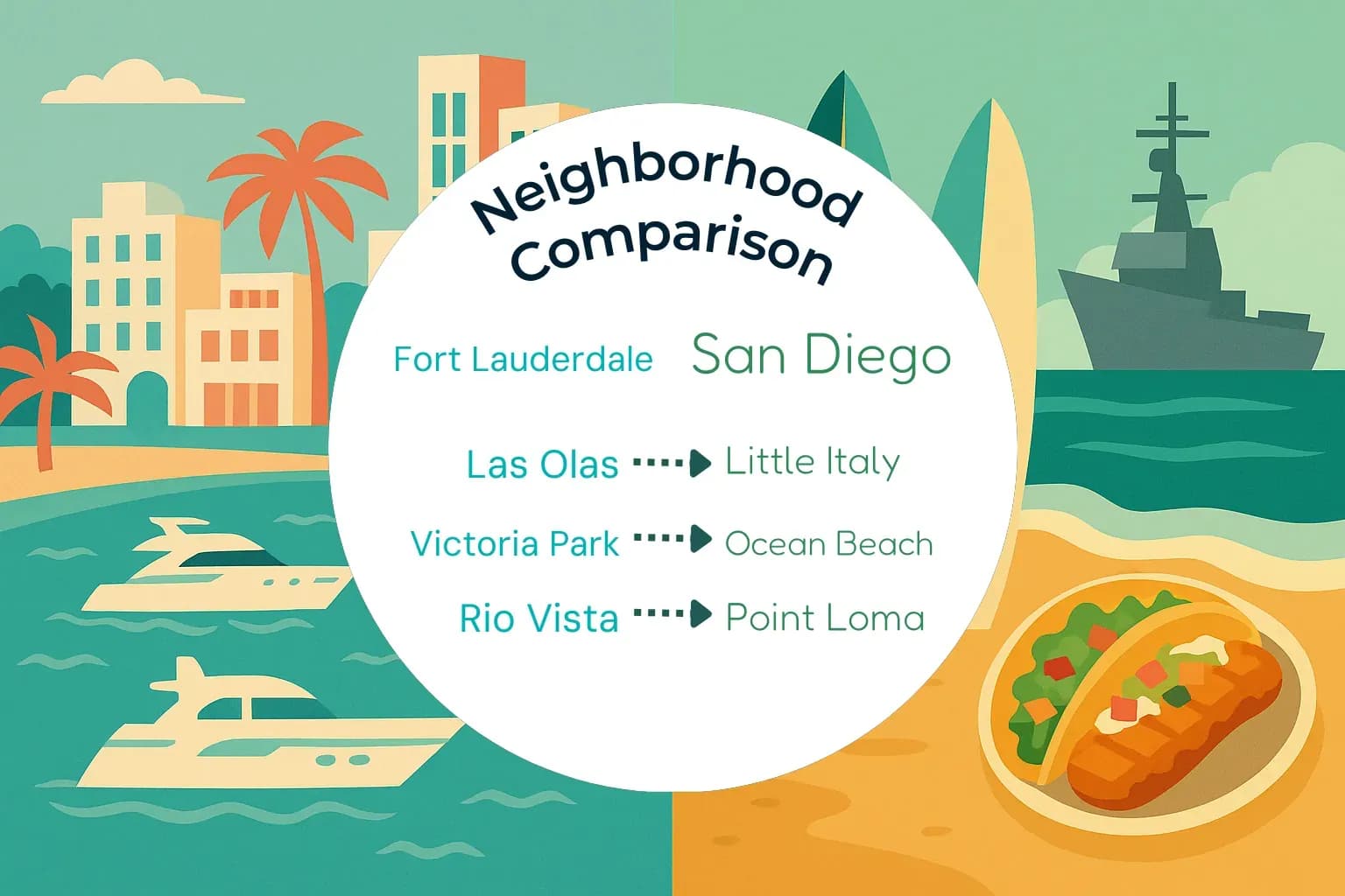Fort Lauderdale vs San Diego Neighborhood Comparison