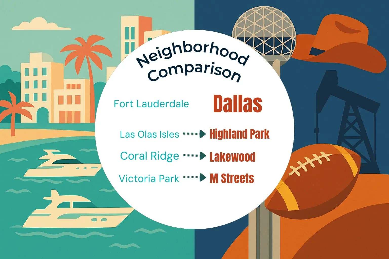 Fort Lauderdale vs Dallas Neighborhood Comparison