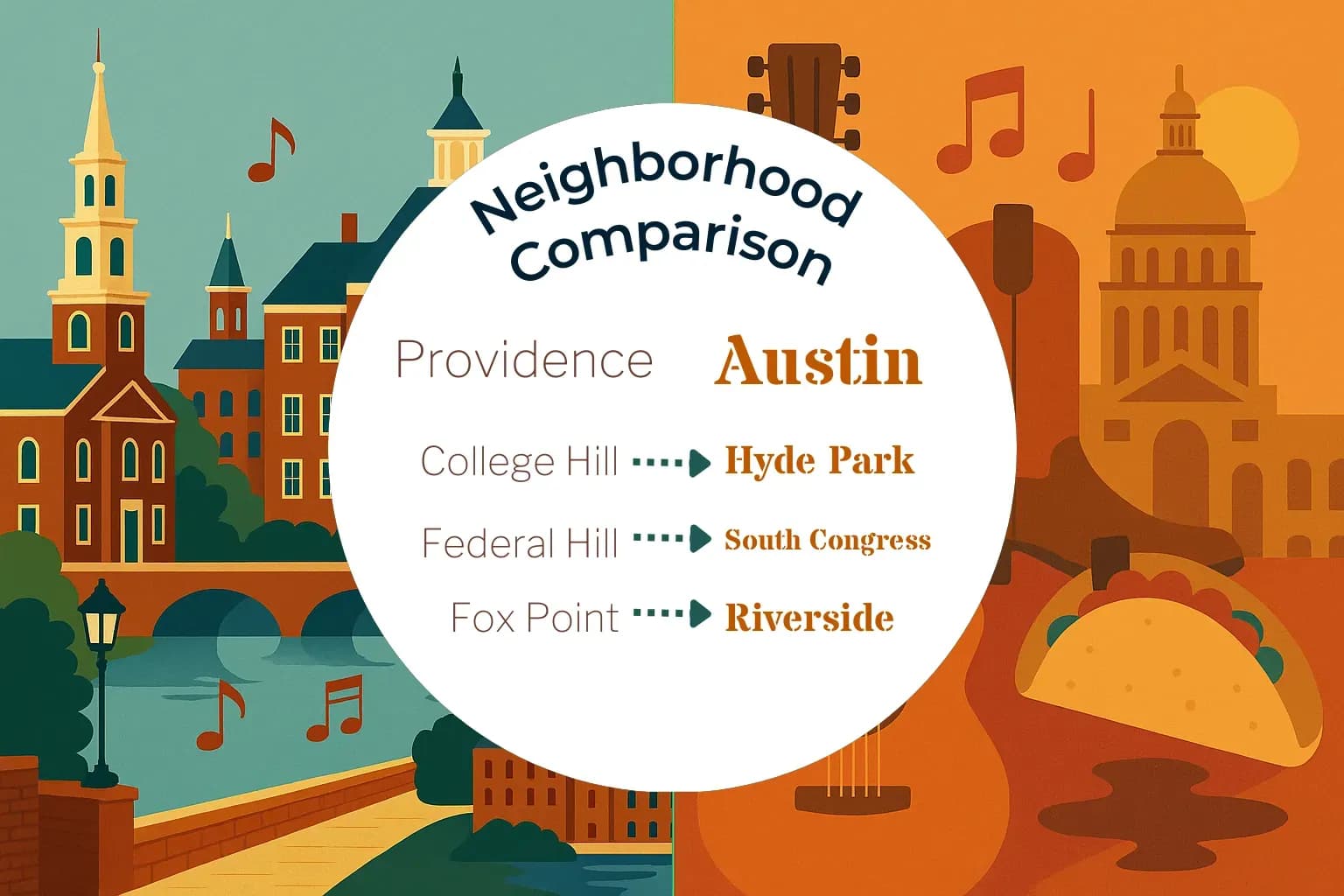 Providence vs Austin Neighborhood Comparison