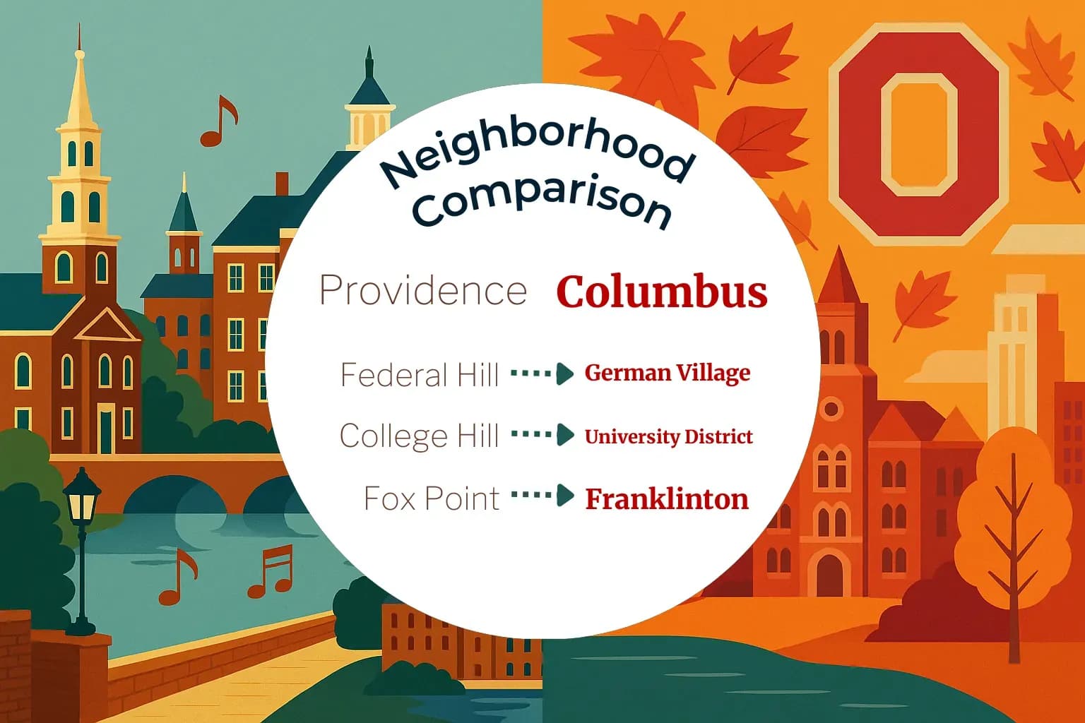 Providence vs Columbus Neighborhood Comparison
